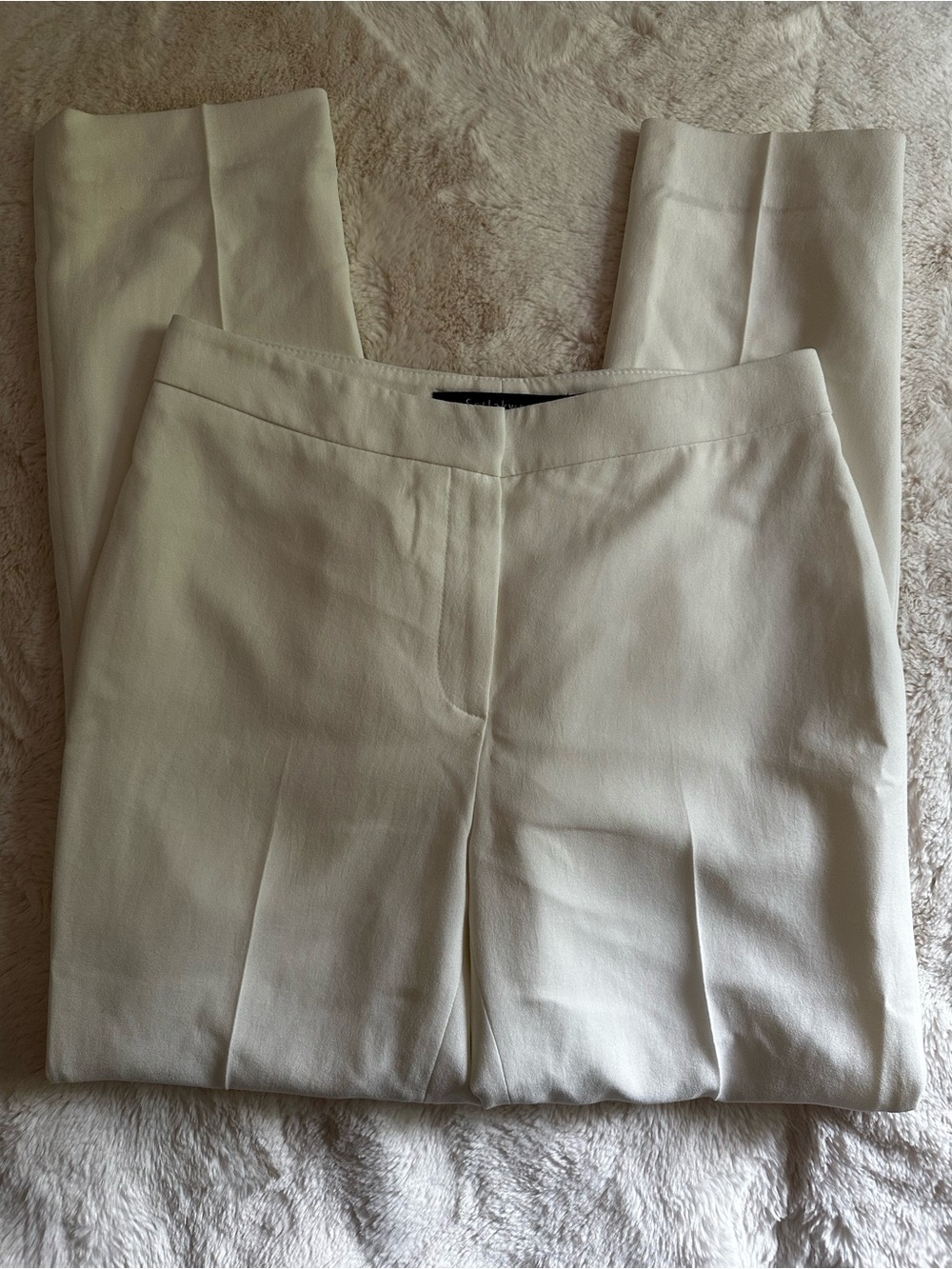 Iris Setlakwe Pintuck Straight Leg Trousers